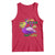 Funny Mardi Gras Pelican Tank Top I'm Catchin' If You're Throwin' Beads Doubloons