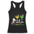 Funny Mardi Gras Drinking Racerback Tank Top Drink Drank Drunk Glass Of Wine Alligators