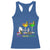 Funny Mardi Gras Drinking Racerback Tank Top Drink Drank Drunk Glass Of Wine Alligators