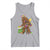 Funny Bigfoot Carnival Mardi Gras Party Tank Top