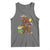 Funny Bigfoot Carnival Mardi Gras Party Tank Top