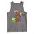 Funny Bigfoot Carnival Mardi Gras Party Tank Top