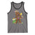 Funny Bigfoot Carnival Mardi Gras Party Tank Top