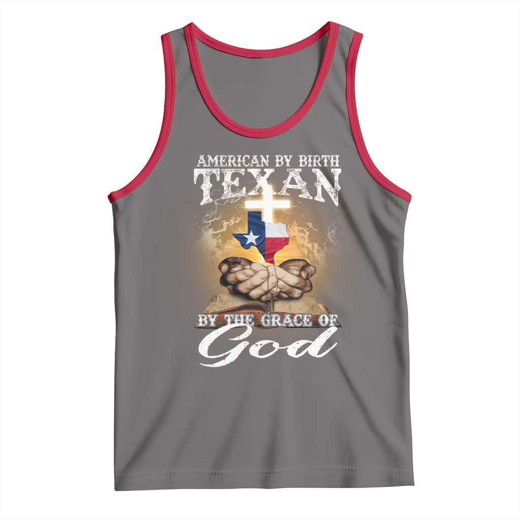 American Texan Jesus Tank Top American By Birth Texan By The Grace Of God