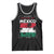 Golfo De Mexico EST 1550 Tank Top Vintage Mexican Flag Palm Tree