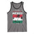 Golfo De Mexico EST 1550 Tank Top Vintage Mexican Flag Palm Tree