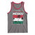 Golfo De Mexico EST 1550 Tank Top Vintage Mexican Flag Palm Tree