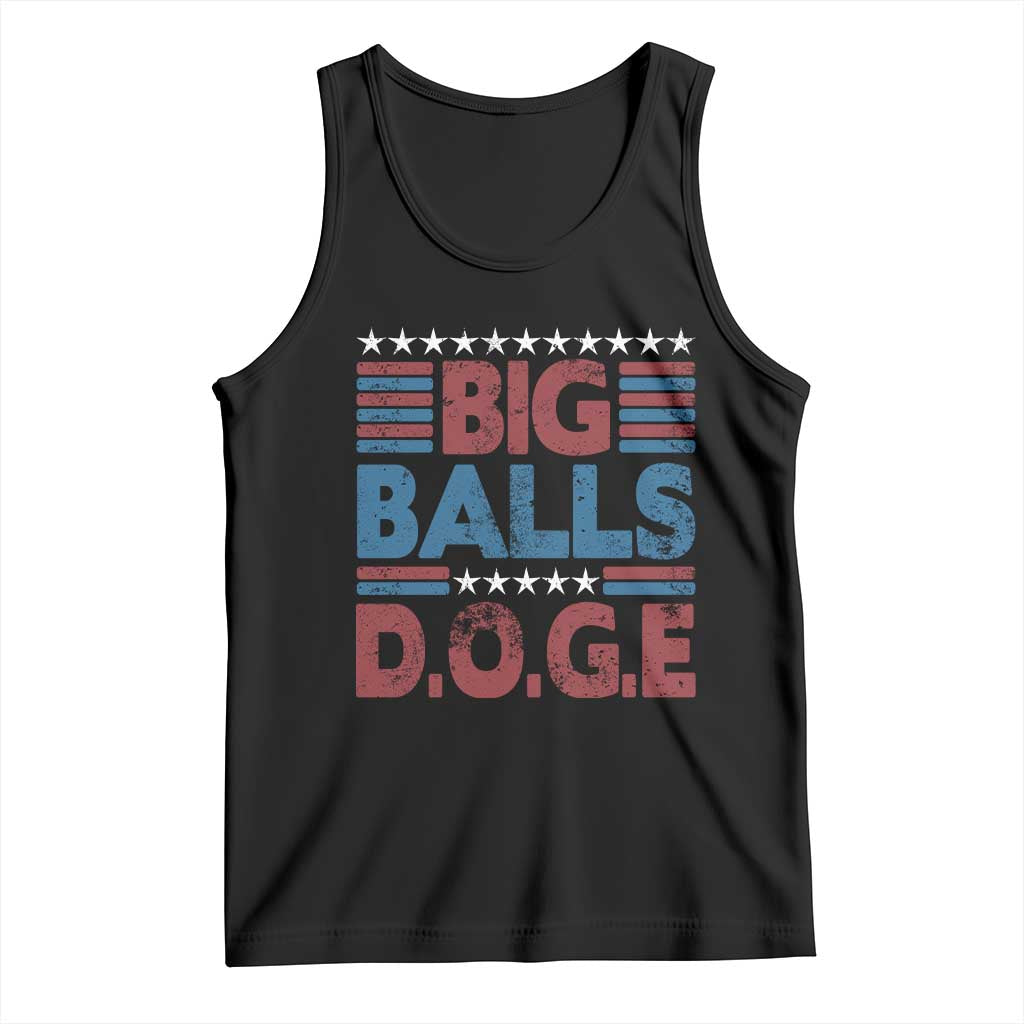 Funny DOGE Big Balls Tank Top Harry Bolz Meme Vintage Stripes