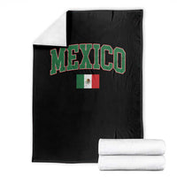 Mexico Flag Vintage Mexican Pride Heritage Throw Blanket