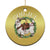 God Jul Christmas Ornament Yule Goat Xmas Wreath Winter Solstice - Wonder Print Shop