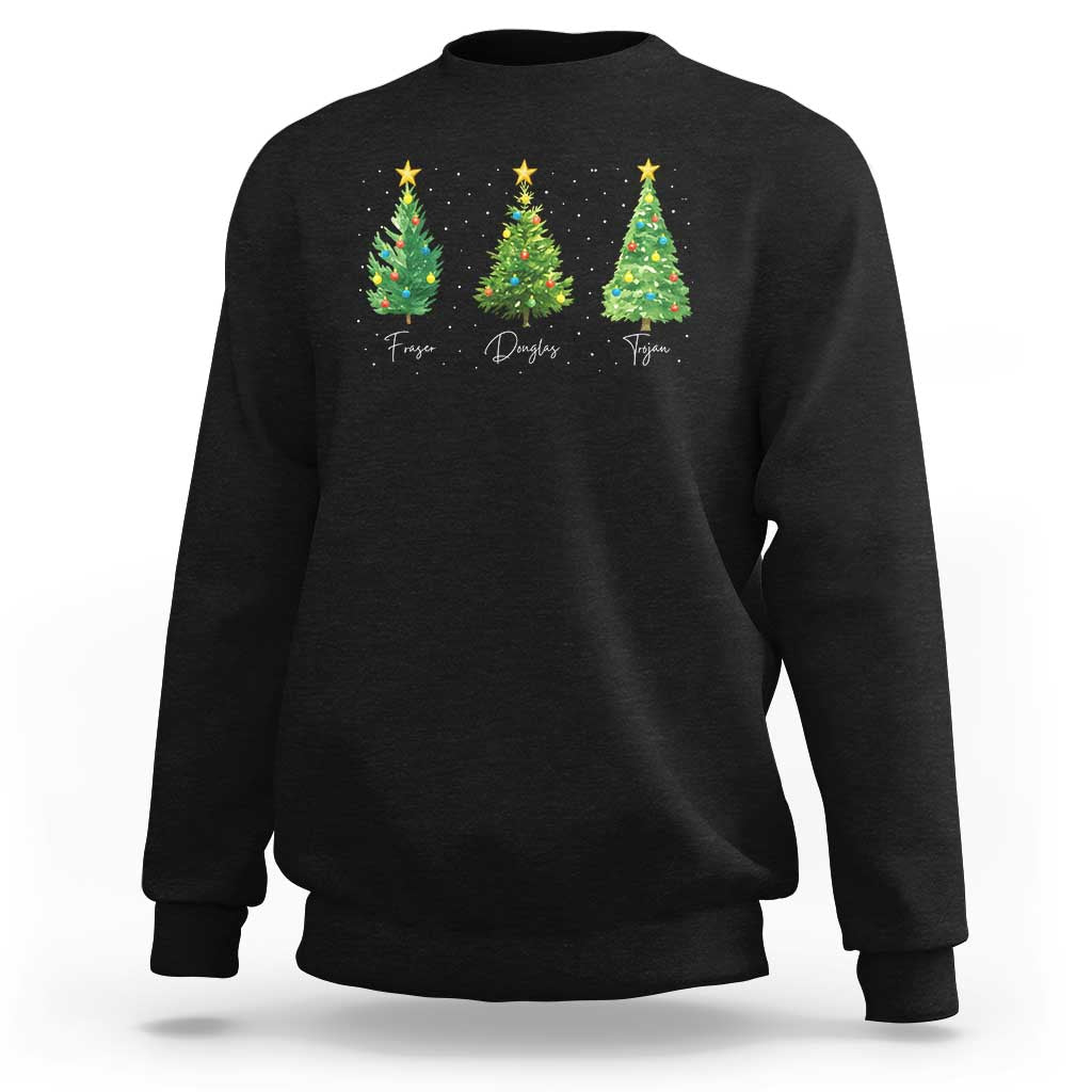 Funny Subtle FDT Resist Christmas Sweatshirt Fraser Douglass Trojan Xmas Tree - Wonder Print Shop