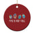 Funny Hanukkah Christmas Ornament This Is How I Roll Dreidel Chanukah Jew - Wonder Print Shop