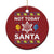 Funny Jewish Hanukkah Christmas Ornament Not Today Santa Hebrew David Star - Wonder Print Shop