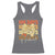 100 Days Of School Coquette Pencil Bow Racerback Tank Top