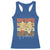 100 Days Of School Coquette Pencil Bow Racerback Tank Top