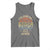 Funny The Legend Has Retired 2025 Not My Problem Tank Top Vintage Retro Sunset