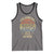 Funny The Legend Has Retired 2025 Not My Problem Tank Top Vintage Retro Sunset