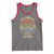 Funny The Legend Has Retired 2025 Not My Problem Tank Top Vintage Retro Sunset