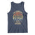 Funny The Legend Has Retired 2025 Not My Problem Tank Top Vintage Retro Sunset