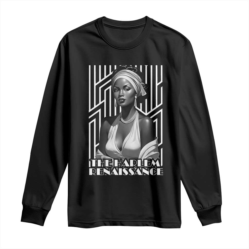 The Harlem Renaissance Long Sleeve Shirt Black Woman 1920s Black History Month