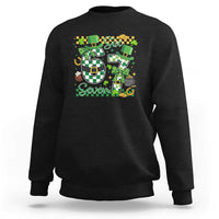 67 St Patricks Day Sweatshirt Funny Six Seven Meme Lucky Shamrock