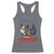 Funny Local Egg Dealer Racerback Tank Top Egg Farmer American Flag Chicken Easter