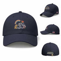 Have The Day You Voted For Baseball Cap Retro Rainbow