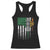 Irish Pride Racerback Tank Top American Flag Celtic Cross Shamrock St Patrick's Day