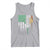 Irish Pride Tank Top American Flag Celtic Cross Shamrock St Patrick's Day