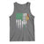 Irish Pride Tank Top American Flag Celtic Cross Shamrock St Patrick's Day