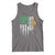 Irish Pride Tank Top American Flag Celtic Cross Shamrock St Patrick's Day