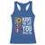 Have The Day You Voted For Racerback Tank Top Vintage American Flag Sunflower