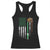 Funny St Patrick's Day Irish Beer Drinking Racerback Tank Top Vintage Irish American Flag