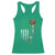 Funny St Patrick's Day Irish Beer Drinking Racerback Tank Top Vintage Irish American Flag