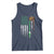 Funny St Patrick's Day Irish Beer Drinking Tank Top Vintage Irish American Flag