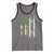 Funny Irish American Vintage Shamrock Flag Tank Top