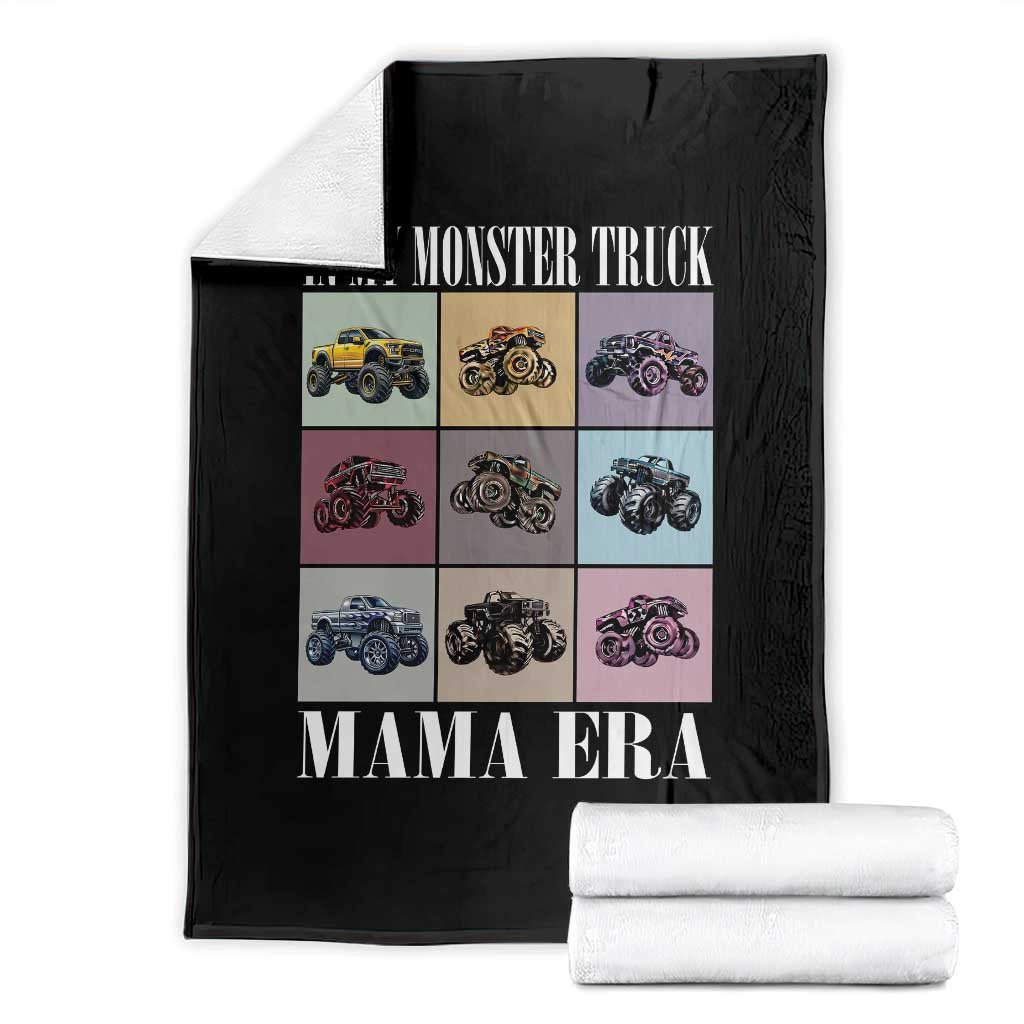 In My Monster Truck Mama Era Throw Blanket