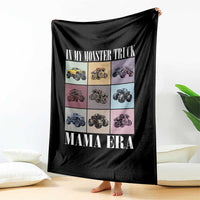 In My Monster Truck Mama Era Throw Blanket