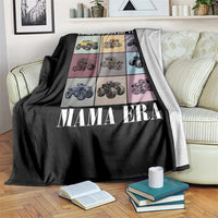 In My Monster Truck Mama Era Throw Blanket