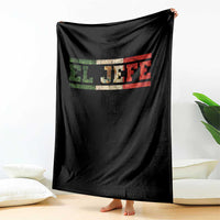 El Jefe Throw Blanket Funny Mexican Boss Spanish Slang