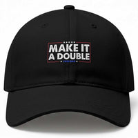 Make It A Double Twin Dad Baseball Cap Soon to Be Daddy Funny Father's Day