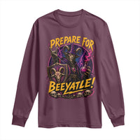 Prepare For Beeyatle Long Sleeve Shirt Funny Goat Wizard LitRPG Lover