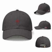 Vintage Catholic Knight Templar Jerusalem Cross Baseball Cap