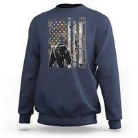 Bear Bowhunting Bow Archery Vintage Camo American Flag Sweatshirt - Wonder Print Shop