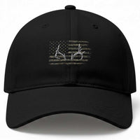 Deer Hunting Camo American Flag Elk Buck Antler Baseball Cap