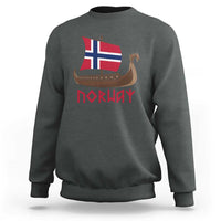 Boat Norwegian Flag Norway Viking Ship Norway Sweatshirt