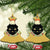 Funny Yule Cat Christmas Ornament Jólakötturinn Yule Xmas Black Cat - Wonder Print Shop