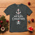 Funny Christmas Pirate T Shirt Yo Ho Ho Merry Christmas Anchor Santa Skull - Wonder Print Shop