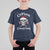 Funny Xmas Pirate Santa T Shirt For Kid Captain Christmas Skull Candy Canes - Wonder Print Shop