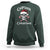 Funny Xmas Pirate Santa Sweatshirt Captain Christmas Skull Candy Canes - Wonder Print Shop